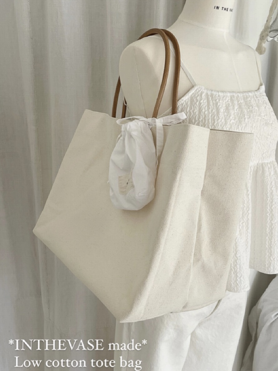 [ITV] Low cotton tote bag